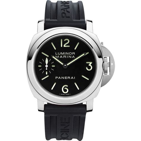 black rubber strap for panerai|Panerai officine rubber strap.